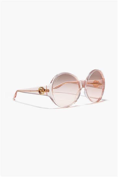 gucci round-frame acetate glasses with elastic|Gucci Eyewear round.